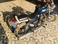 Blue Royal Enfield Thunderbird 350