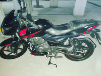 Black & Red Bajaj Pulsar 150 Twin Disc