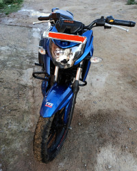 Met Blue TVS Apache RTR 160 4V