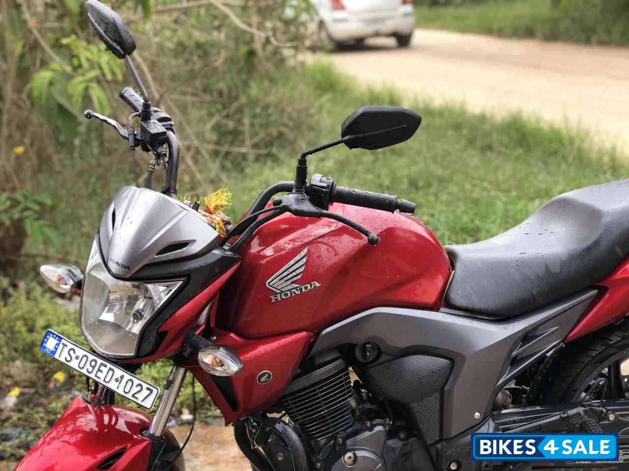 Red Honda CB Trigger