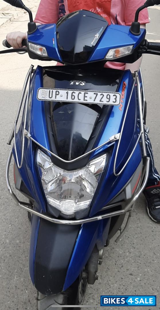 Metallic Blue TVS NTORQ 125