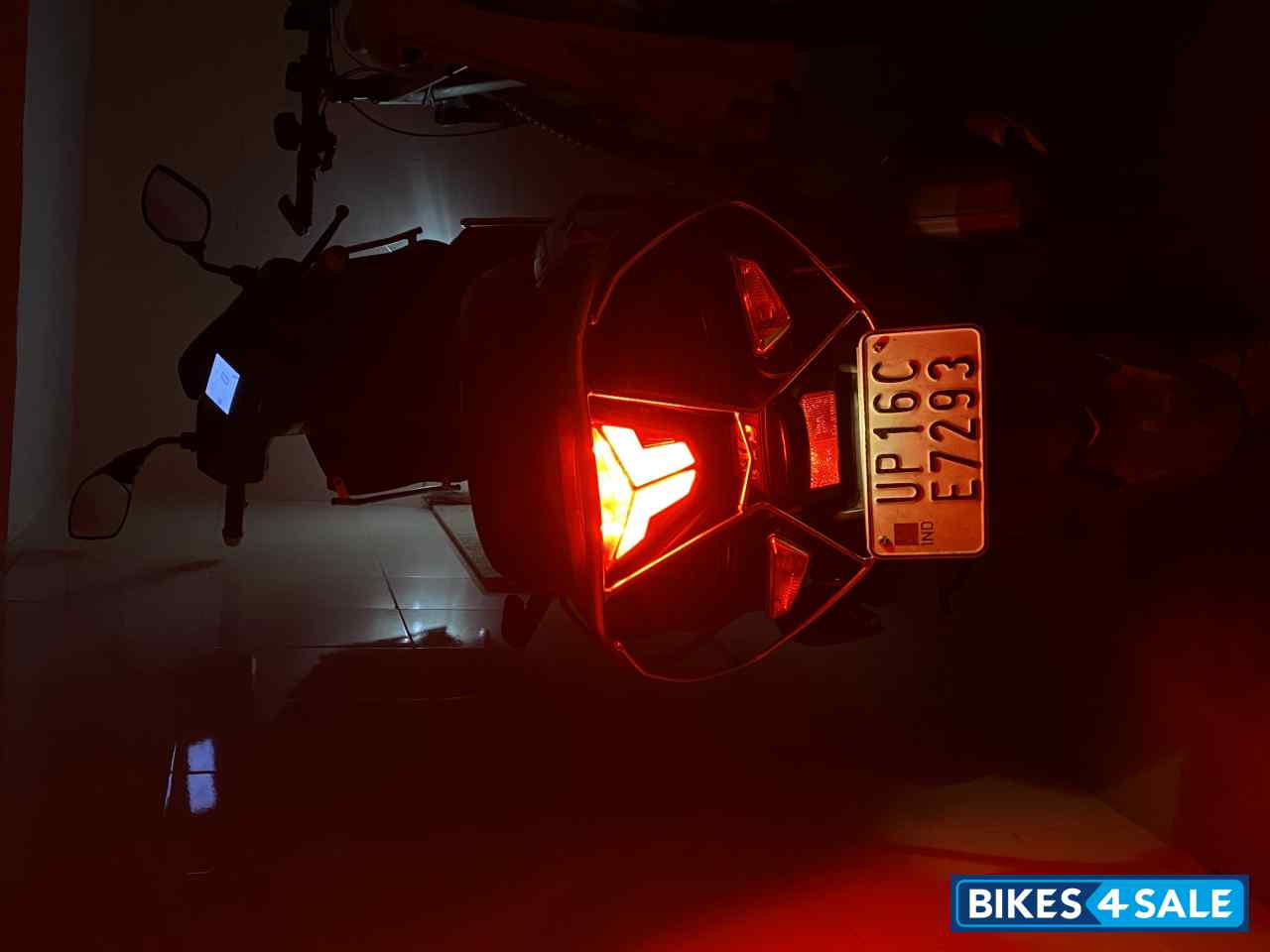 Metallic Blue TVS NTORQ 125