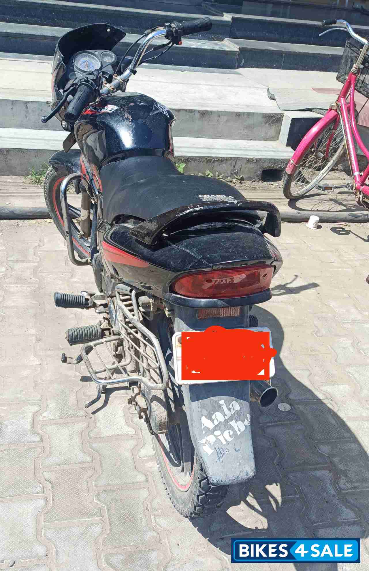 Red Black Hero Glamour 125