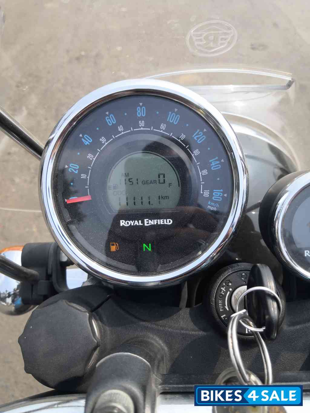 Blue Royal Enfield Meteor 350 Supernova