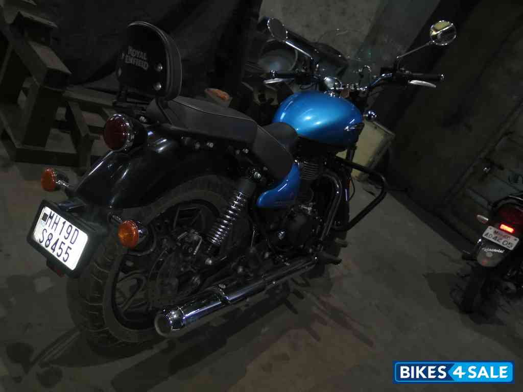 Blue Royal Enfield Meteor 350 Supernova