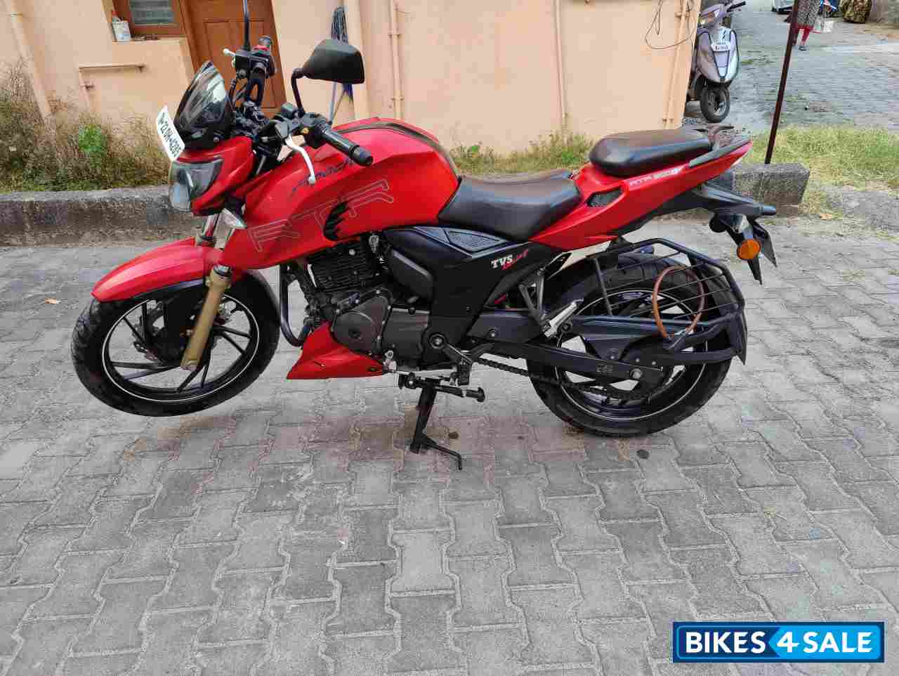 Red Matt TVS Apache RTR 200 4V