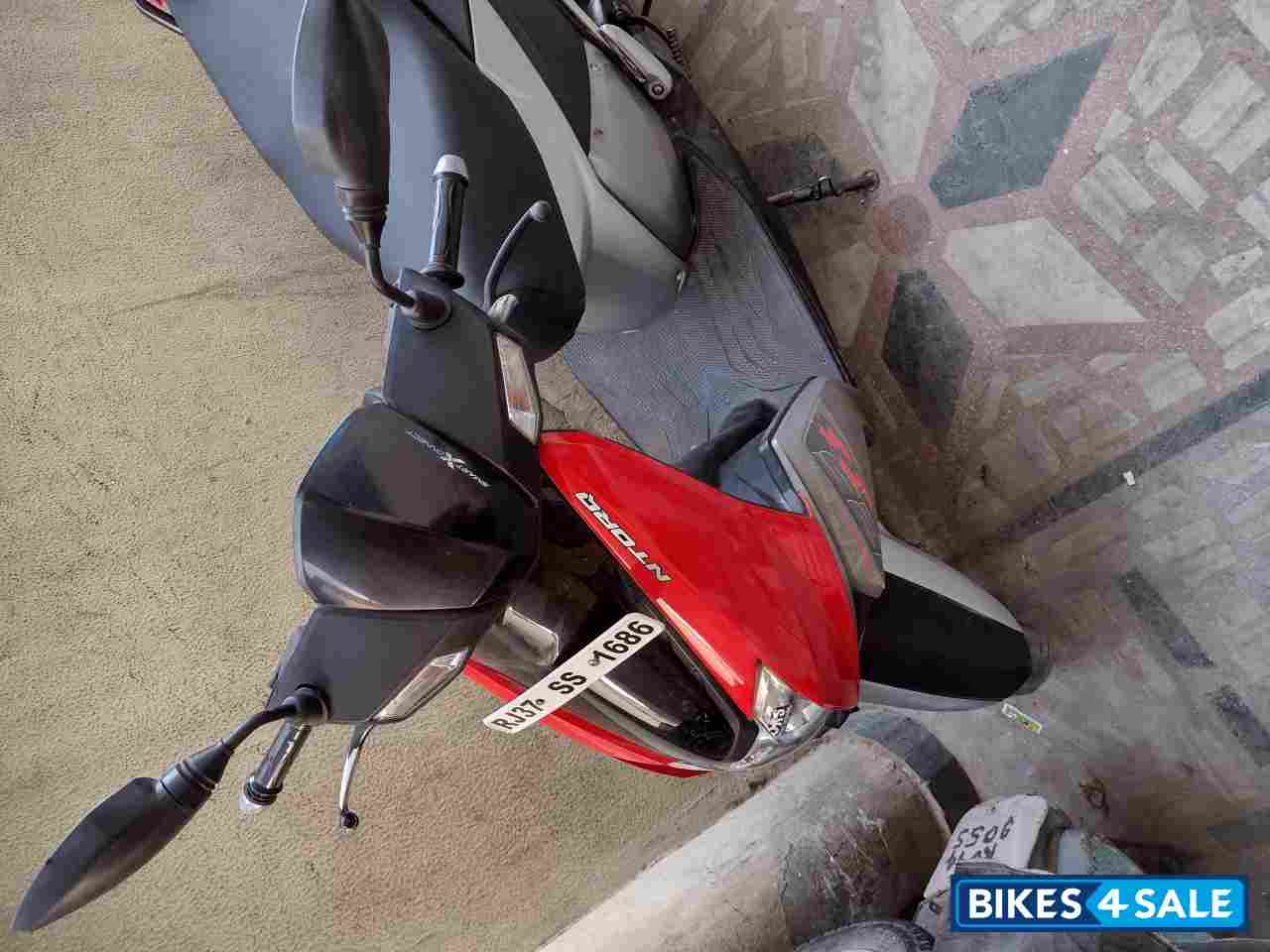 Red ,black TVS NTORQ 125