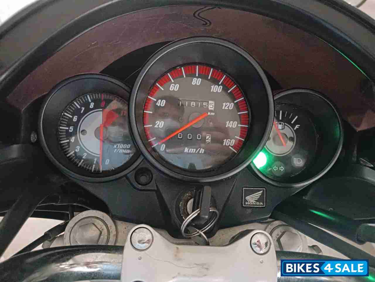 Black Honda CB Unicorn