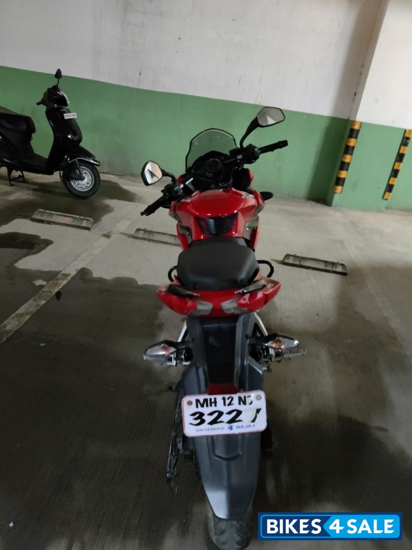 Red Bajaj Pulsar AS 200