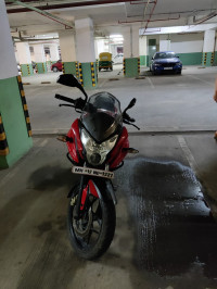 Red Bajaj Pulsar AS 200
