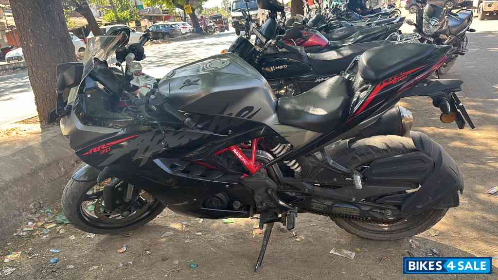 Black Grey TVS Apache RR 310