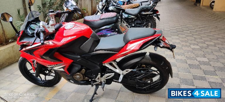 Red Bajaj Pulsar RS 200 ABS