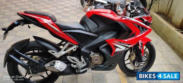 Red Bajaj Pulsar RS 200 ABS