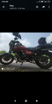 Red Bajaj Avenger Street 160