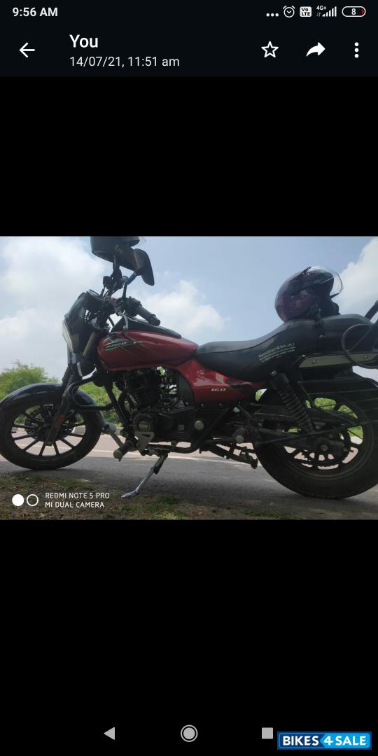 Red Bajaj Avenger Street 160
