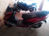 Red Suzuki Burgman Street Bluetooth Enabled