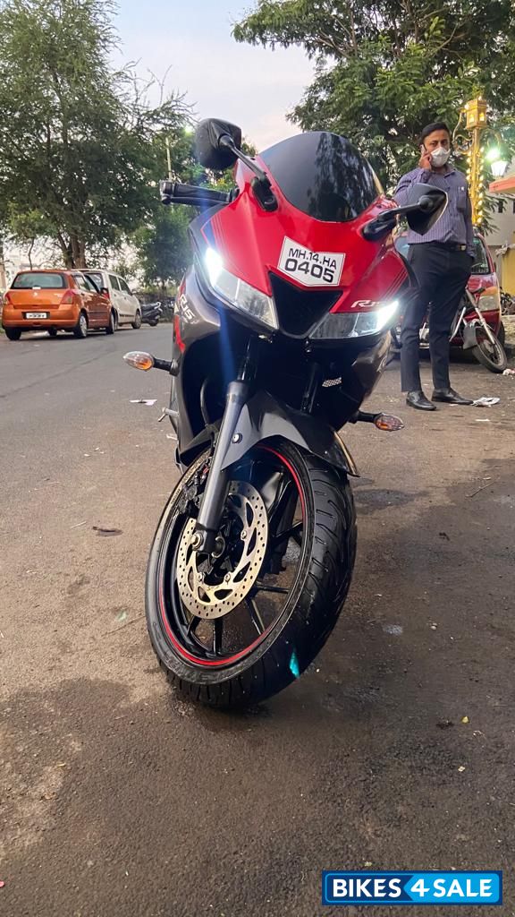 Red Yamaha YZF R15 V3