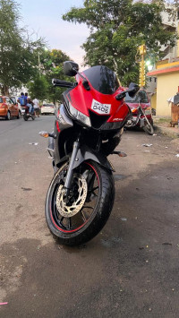 Red Yamaha YZF R15 V3