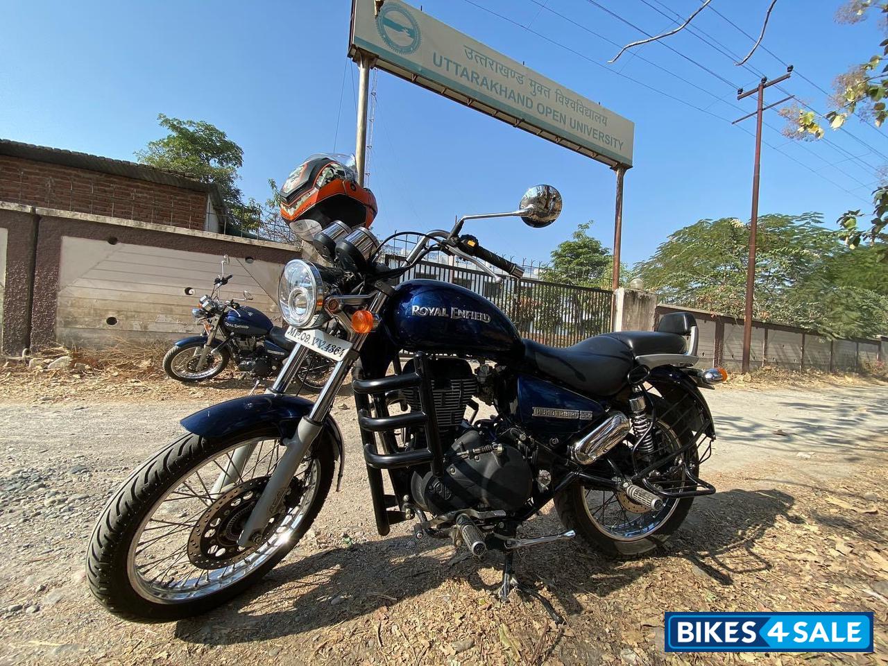 Marine Blue Royal Enfield Thunderbird 350