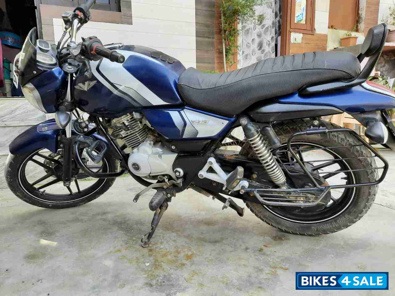 Blue And Silver Bajaj V15