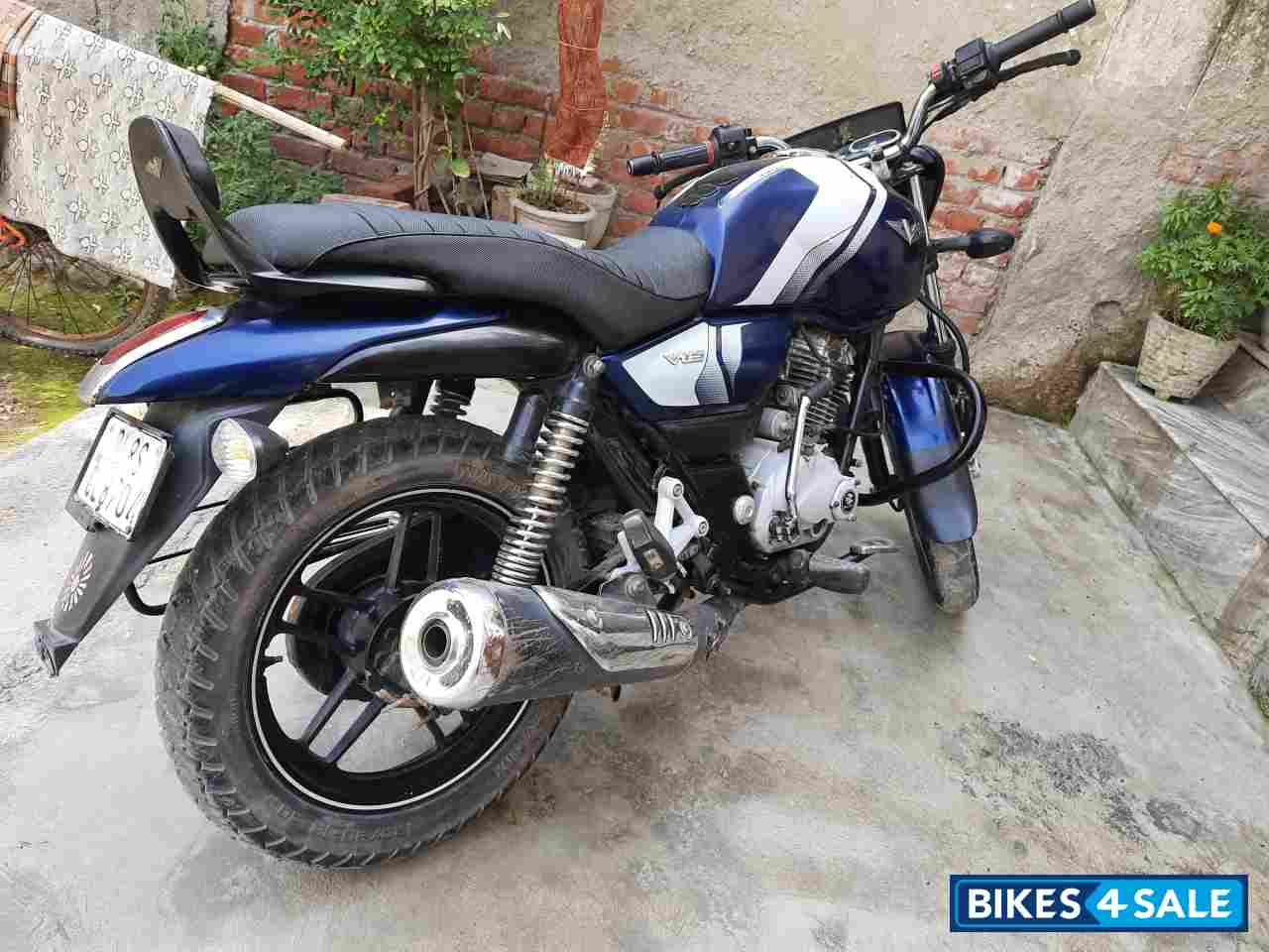Blue And Silver Bajaj V15