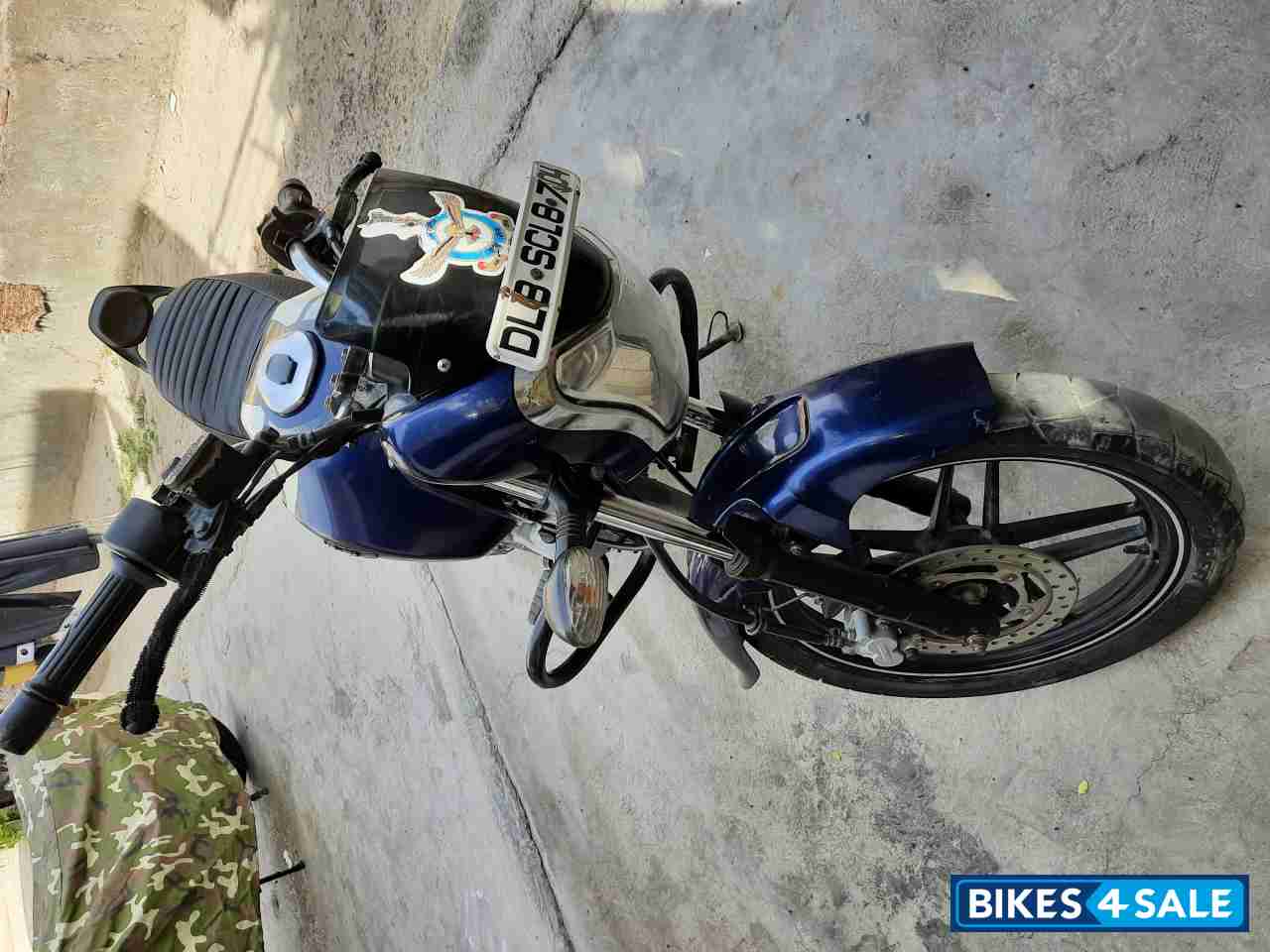 Blue And Silver Bajaj V15