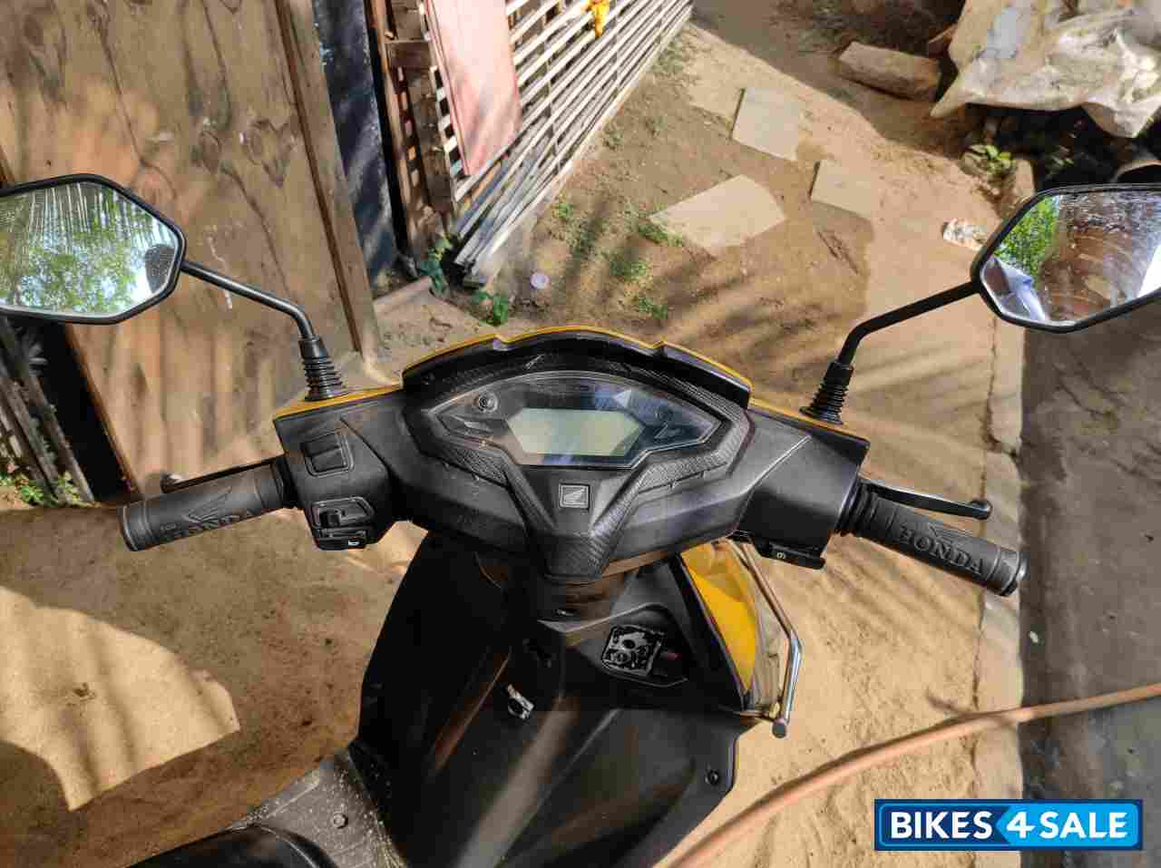 Golden Yellow Honda Dio