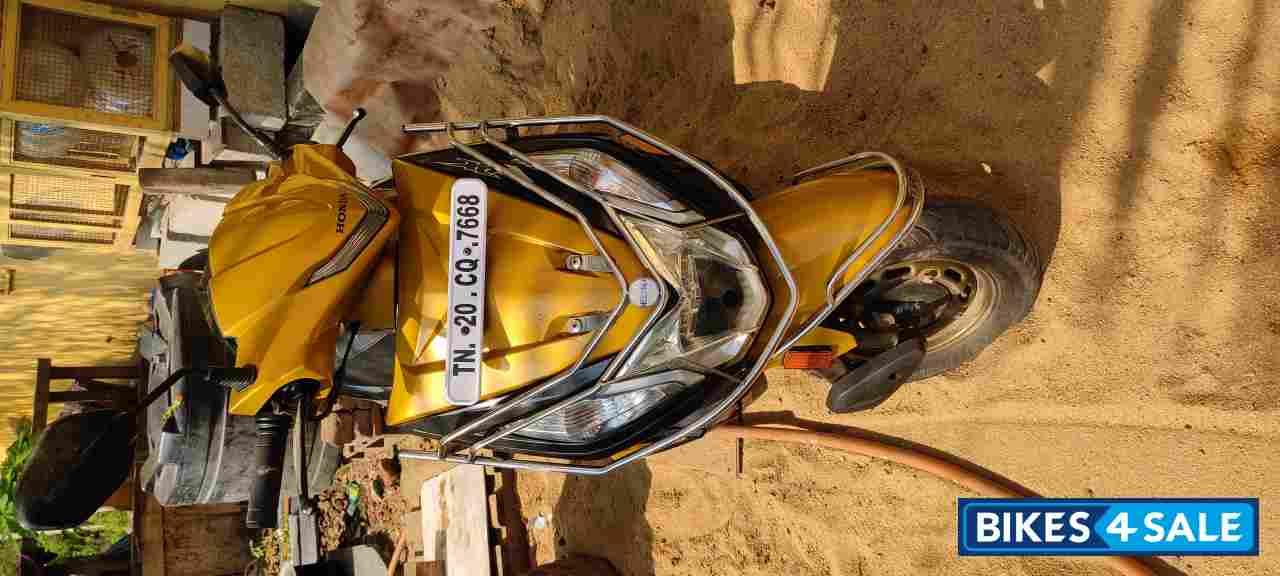 Golden Yellow Honda Dio