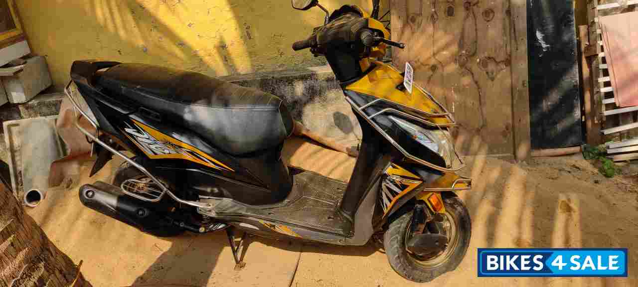 Golden Yellow Honda Dio