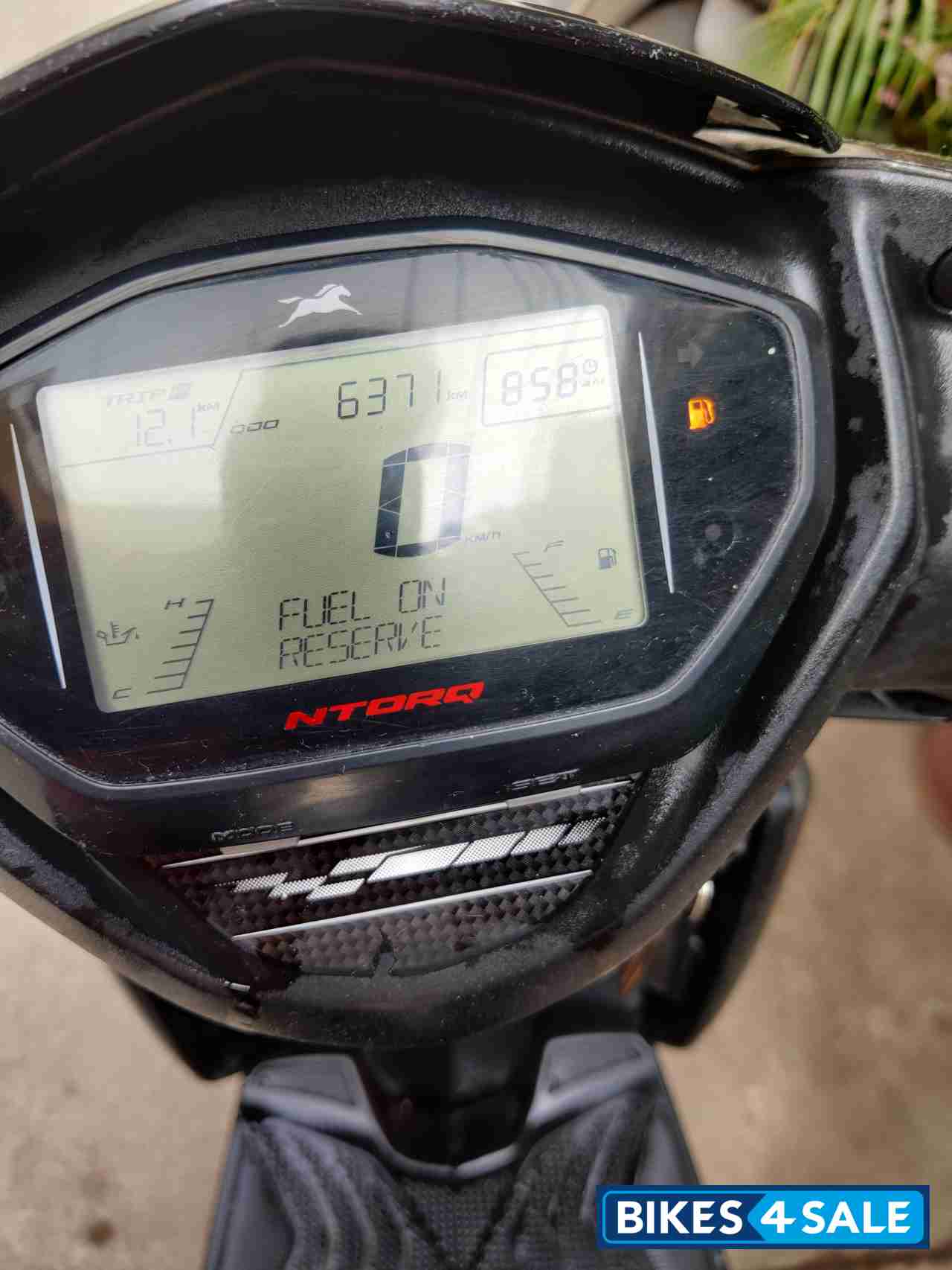 Black TVS NTORQ 125