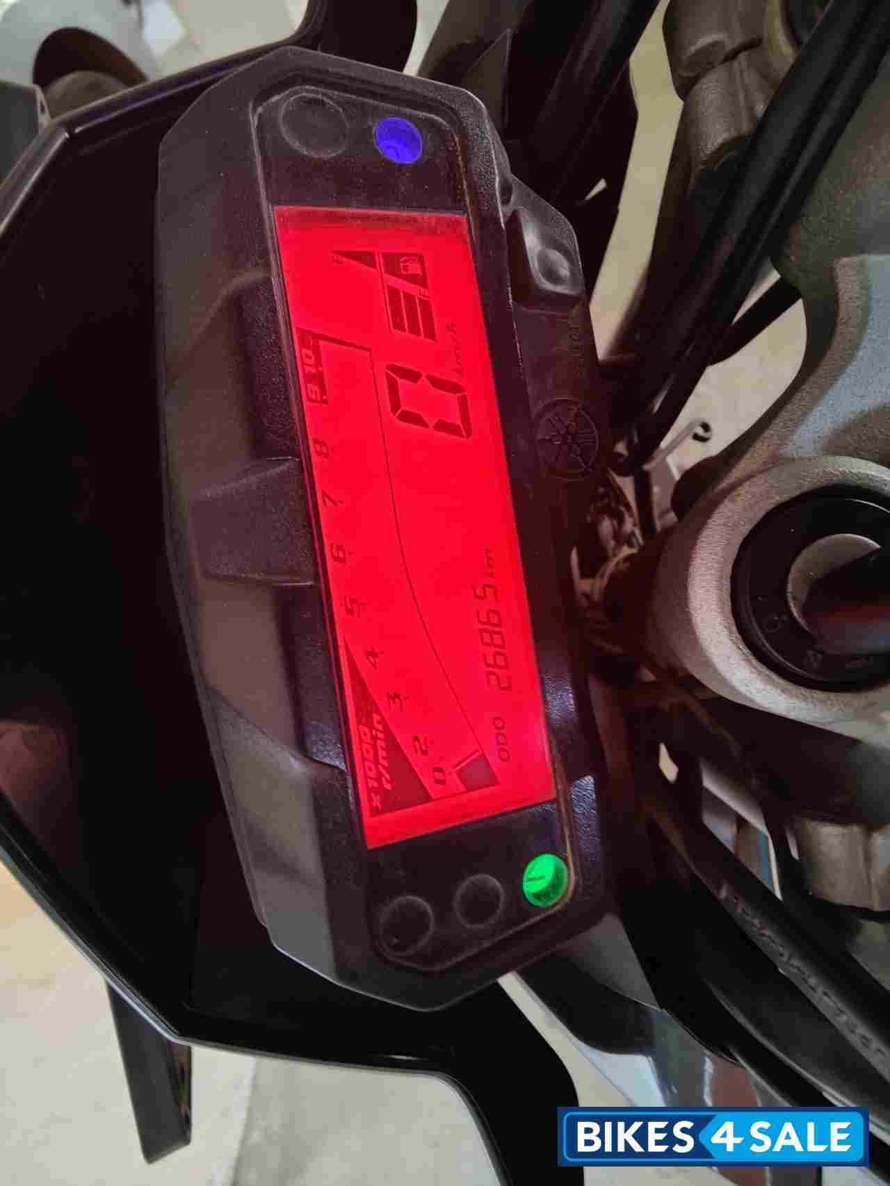 Blue Yamaha FZ-S FI V2