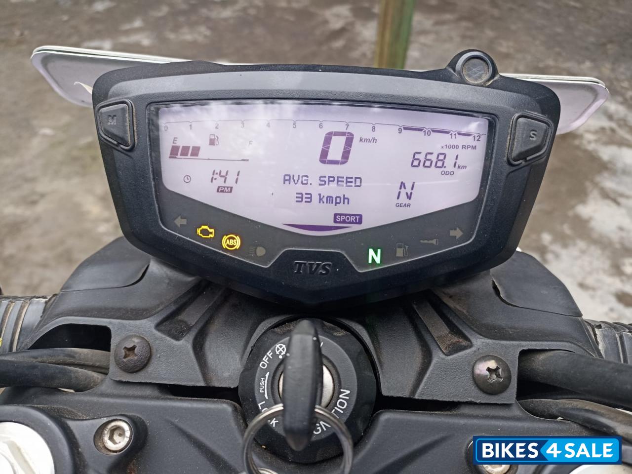 Blue TVS Apache RTR 200 4V ABS