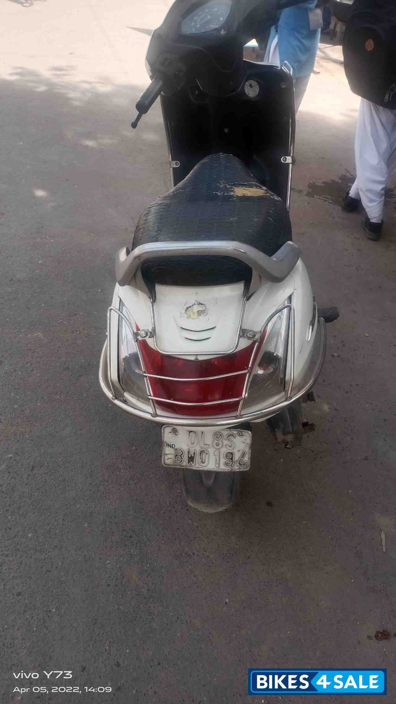 White Honda Activa 3G