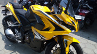 Yellow Bajaj Pulsar RS 200 ABS