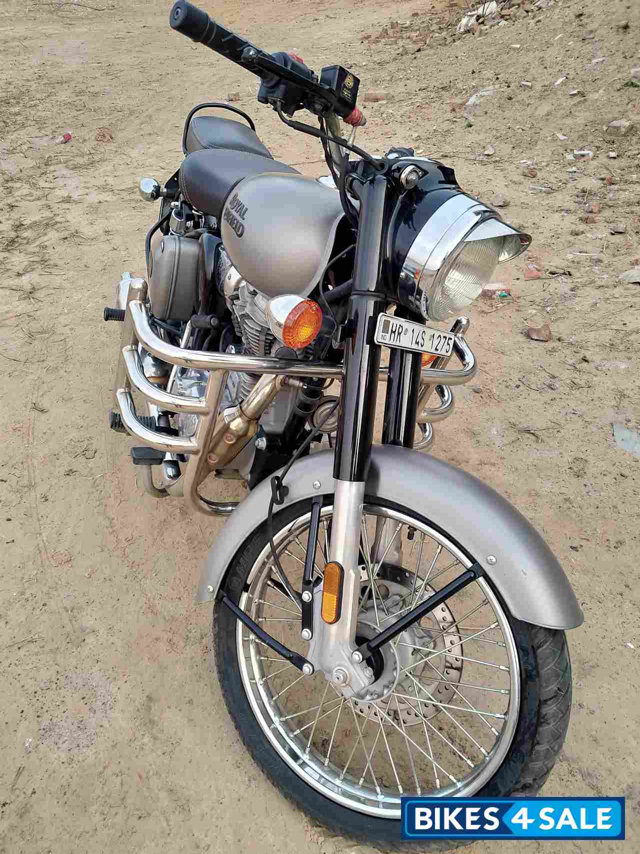 Gunmetal Grey Royal Enfield Classic 350 Single Channel BS6