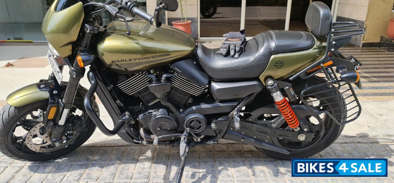 Olive Green Harley Davidson Street Rod