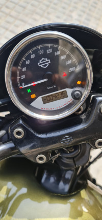 Olive Green Harley Davidson Street Rod