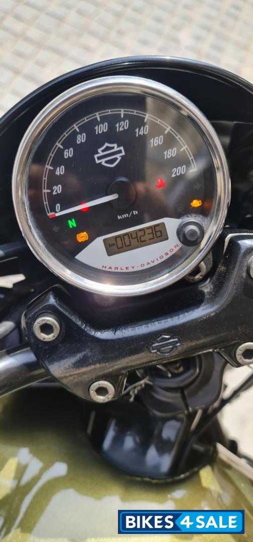 Olive Green Harley Davidson Street Rod