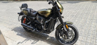Olive Green Harley Davidson Street Rod