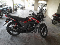 Black With Red Decals Honda CB Shine SP