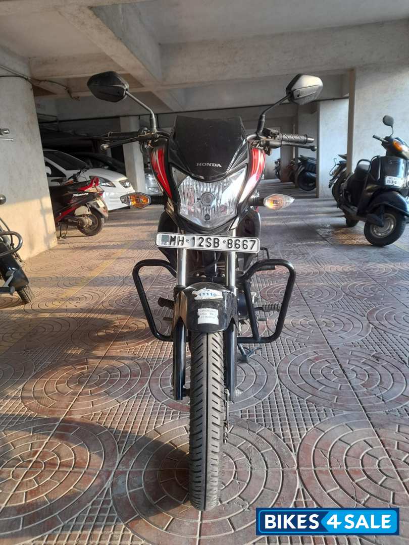 Black With Red Decals Honda CB Shine SP