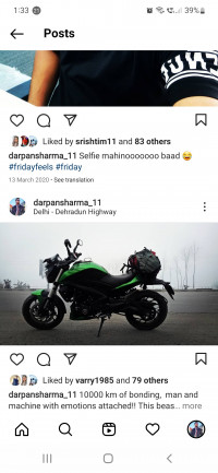 Green Bajaj Dominar 400 ABS BS6