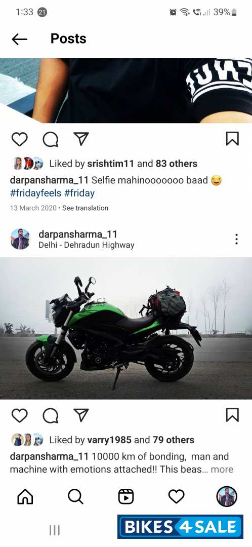 Green Bajaj Dominar 400 ABS BS6