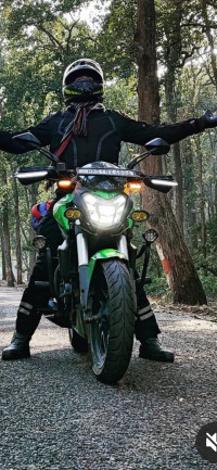 Green Bajaj Dominar 400 ABS BS6