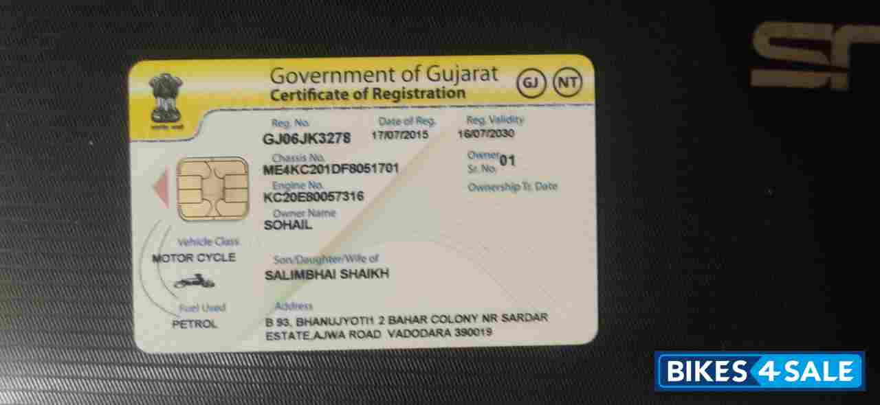 Black Honda CB Unicorn 160