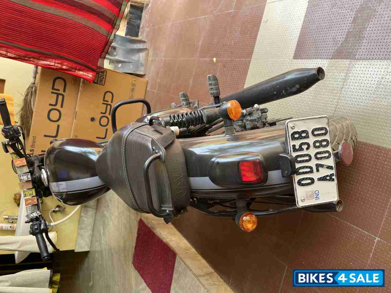 Matte Black Jawa 42 Dual Channel ABS AllStar Black Matte Black Jawa 42 Dual Channel ABS AllStar Black