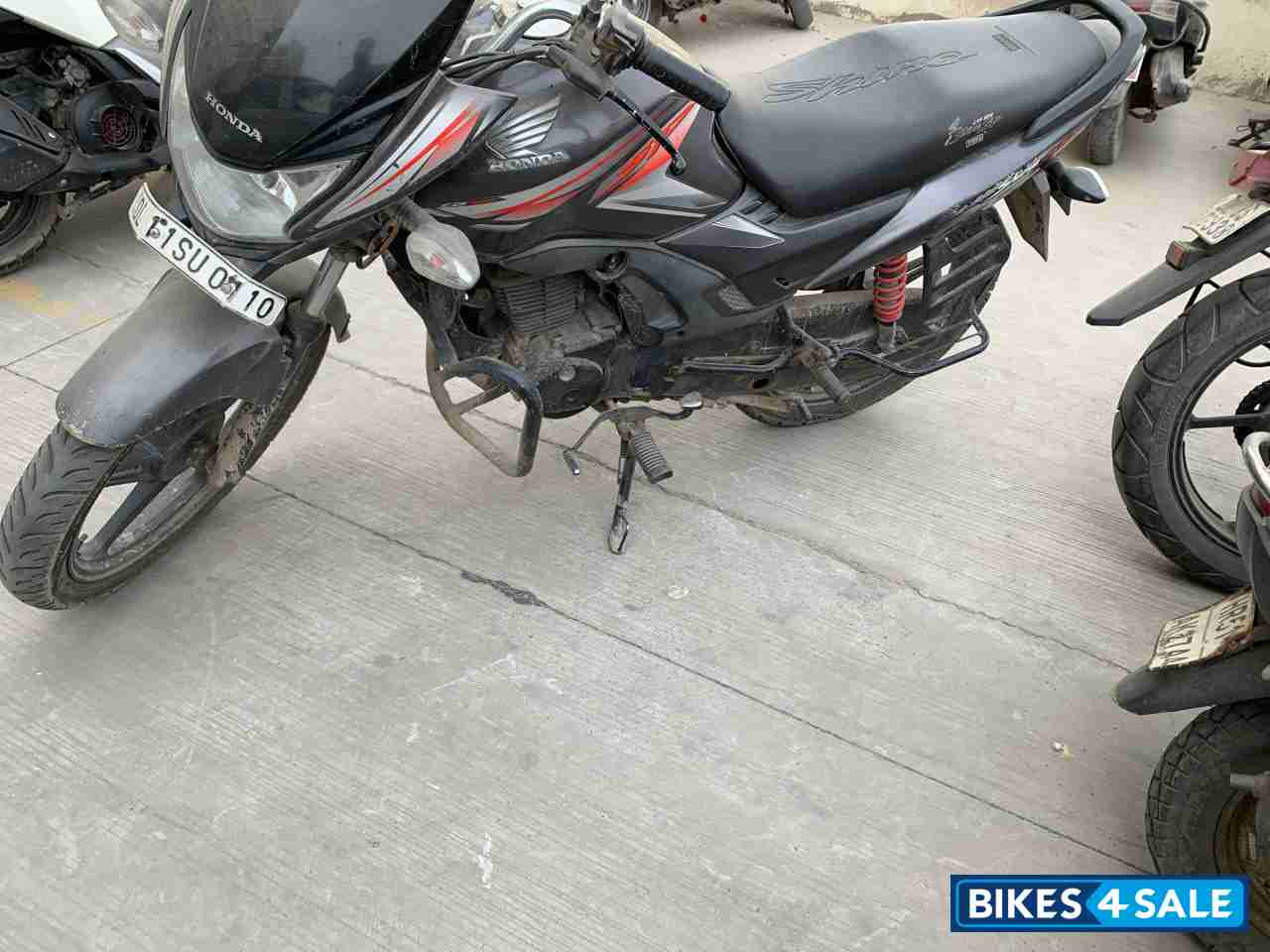 Black Red Honda CB Shine SP Black Red Honda CB Shine SP