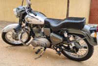 Chrome And Green Royal Enfield Bullet Machismo A350