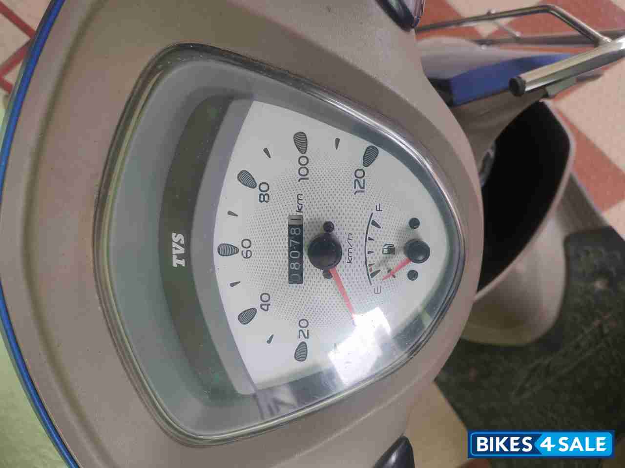 Blue TVS Scooty Zest 110 BS6