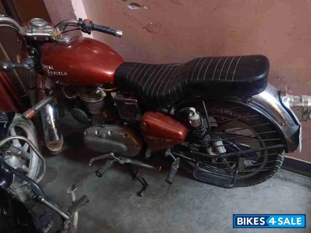 Red Royal Enfield Bullet Electra